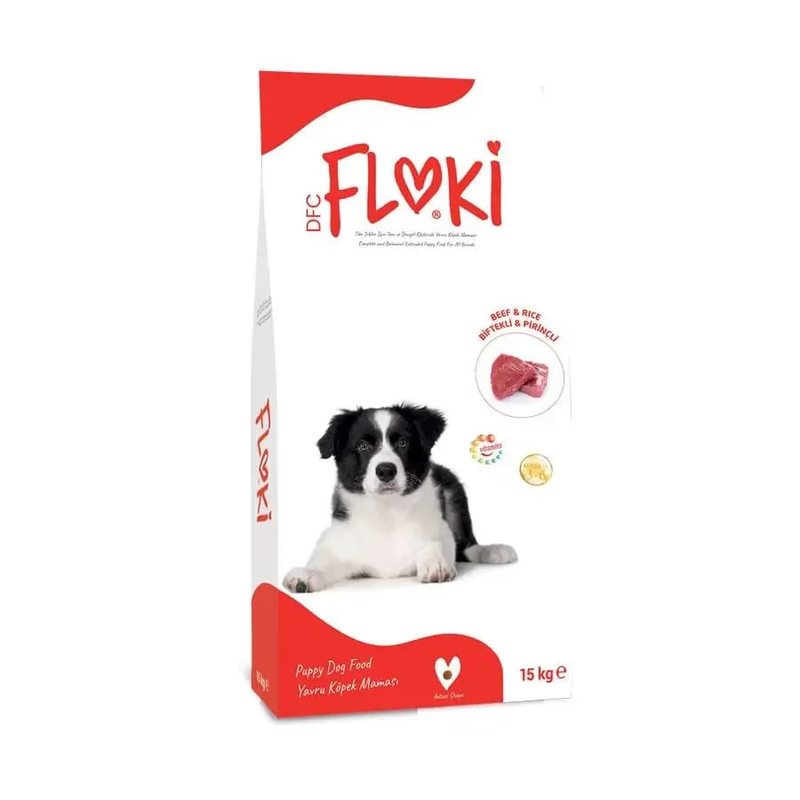 Floki Biftekli ve Pirinçli Yavru Köpek Maması
