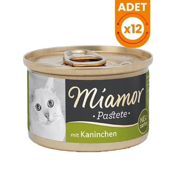 Miamor Pastete Tavşanlı Tahılsız Konserve Kedi Maması