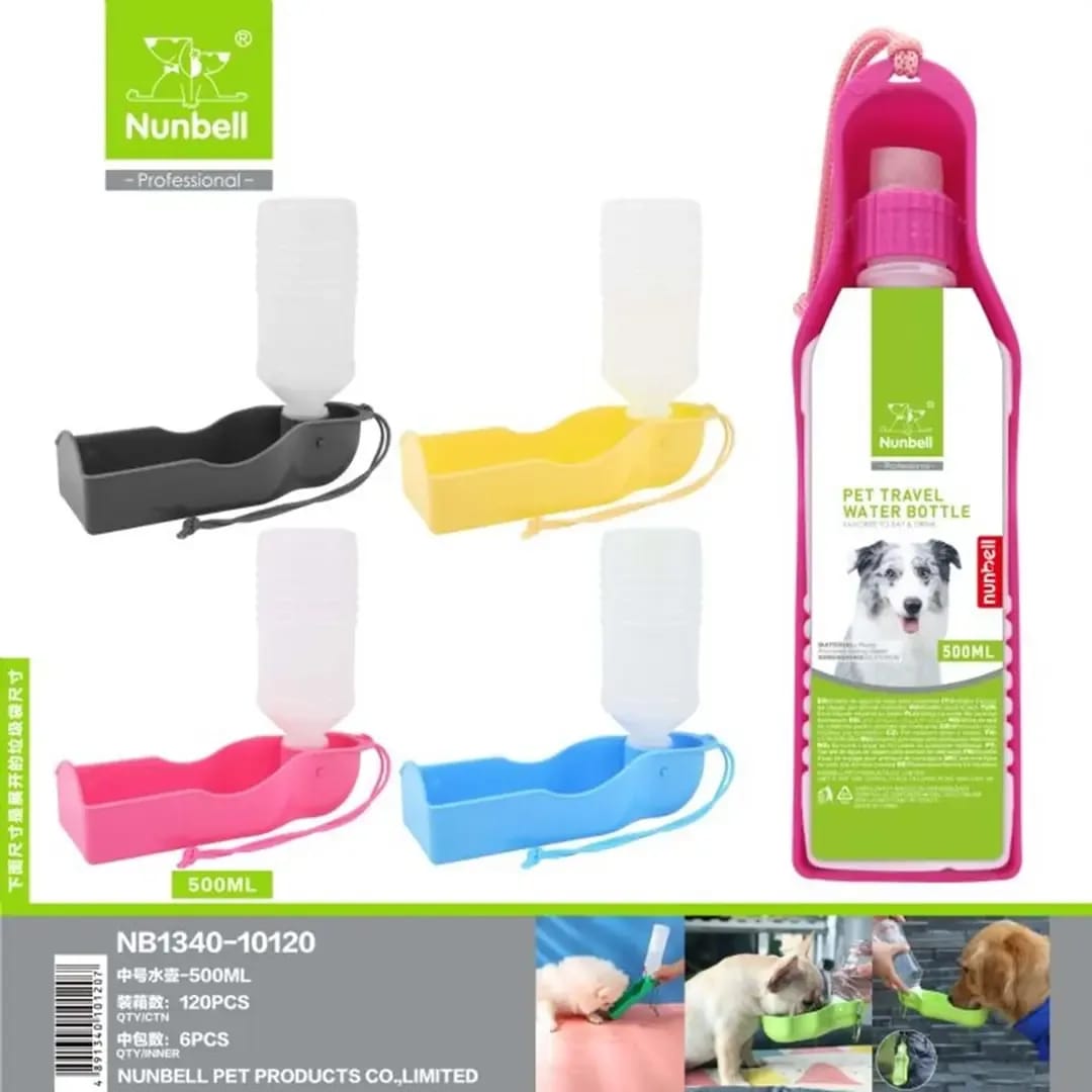 Nunbell Mataralı Köpekler için Seyahat Suluğu