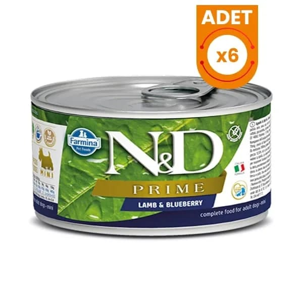 N&D Prime Kuzu Etli ve Yaban Mersinli Konserve Köpek Maması