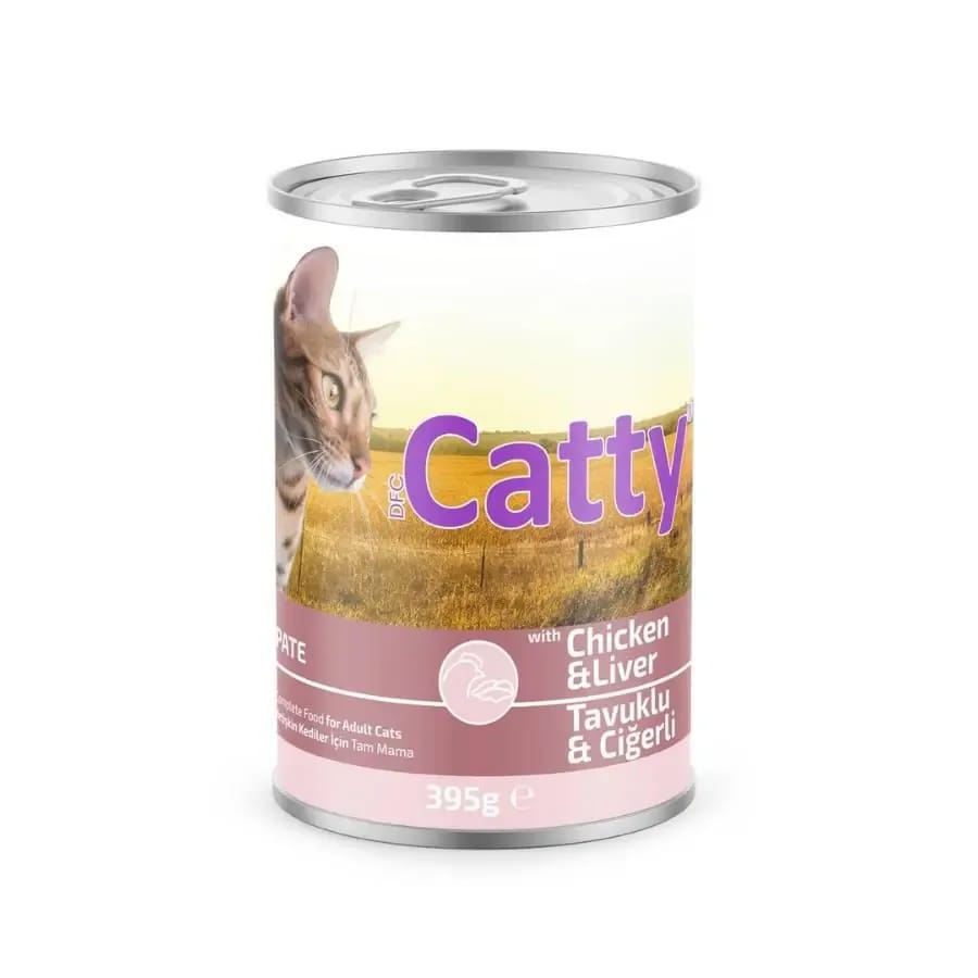 Catty Pate Tavuklu Ciğerli Kedi Konservesi