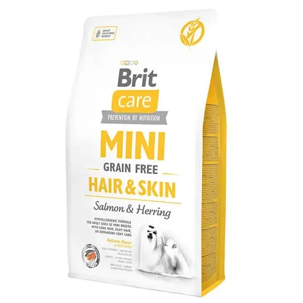Brit Care Deri ve Tüy Sağlığı için Tahılsız Somonlu Mini Yetişkin Köpek Maması