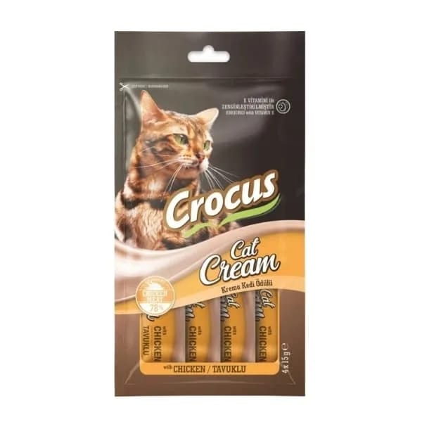 Crocus Tavuklu Sıvı Kedi Ödül Maması