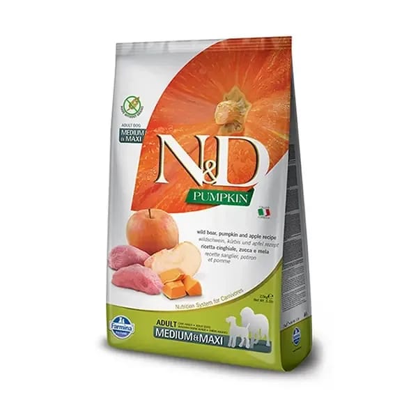 N&D Pumpkin Balkabaklı Domuzlu Orta ve Büyük Irk Yetişkin Köpek Maması
