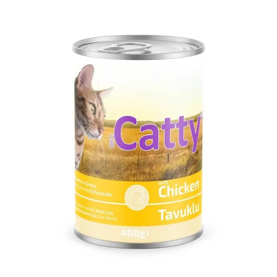Catty Sos İçinde Tavuk Etli Kedi Konservesi