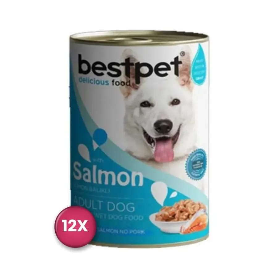 Bestpet Jöle İçinde Parça etli Balıklı Konserve Yetişkin Köpek Maması