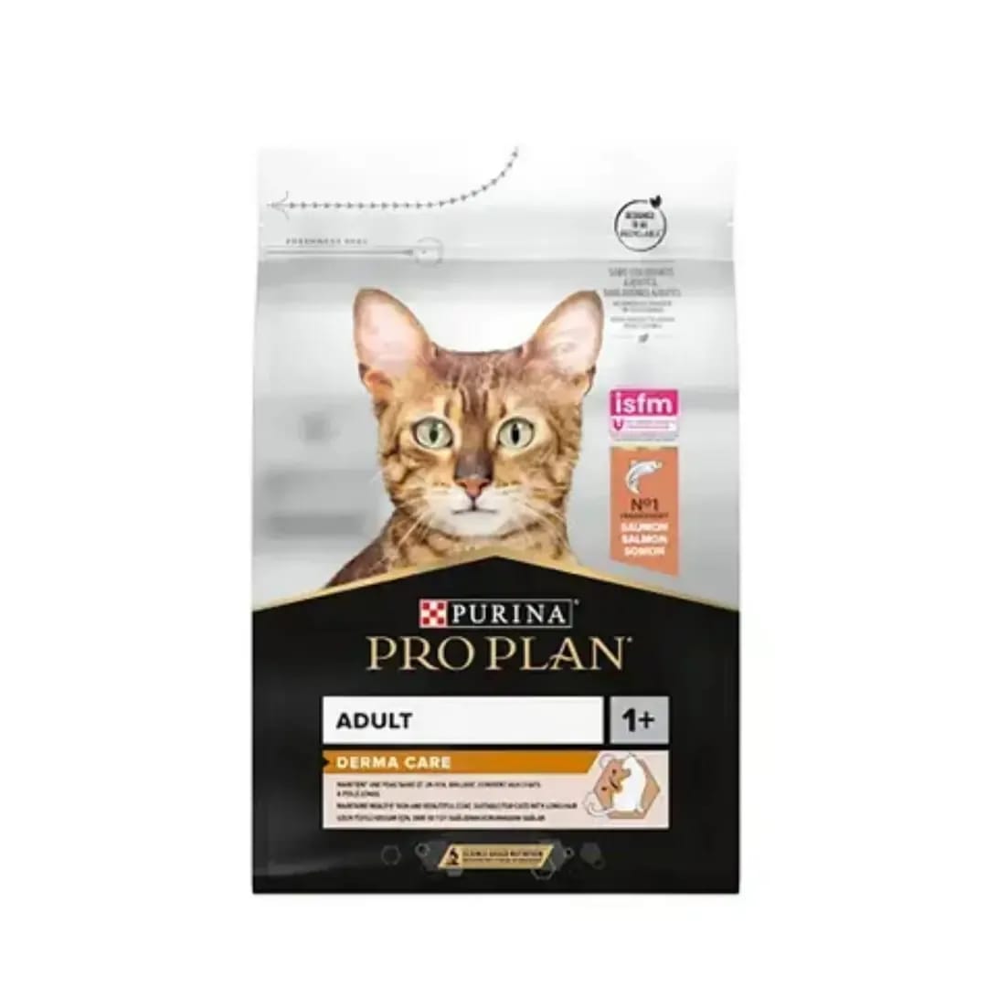 Pro Plan Derma Plus (Elegant Adult) Tüy Yumağı Kontrolü Somonlu Kedi Maması