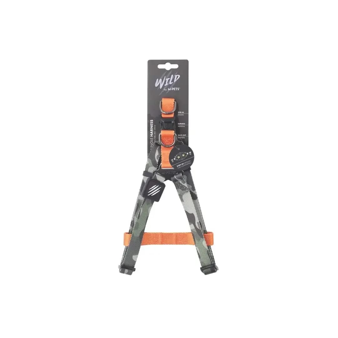 M-Pets Wıld Jungle Köpek Göğüs Tasması M