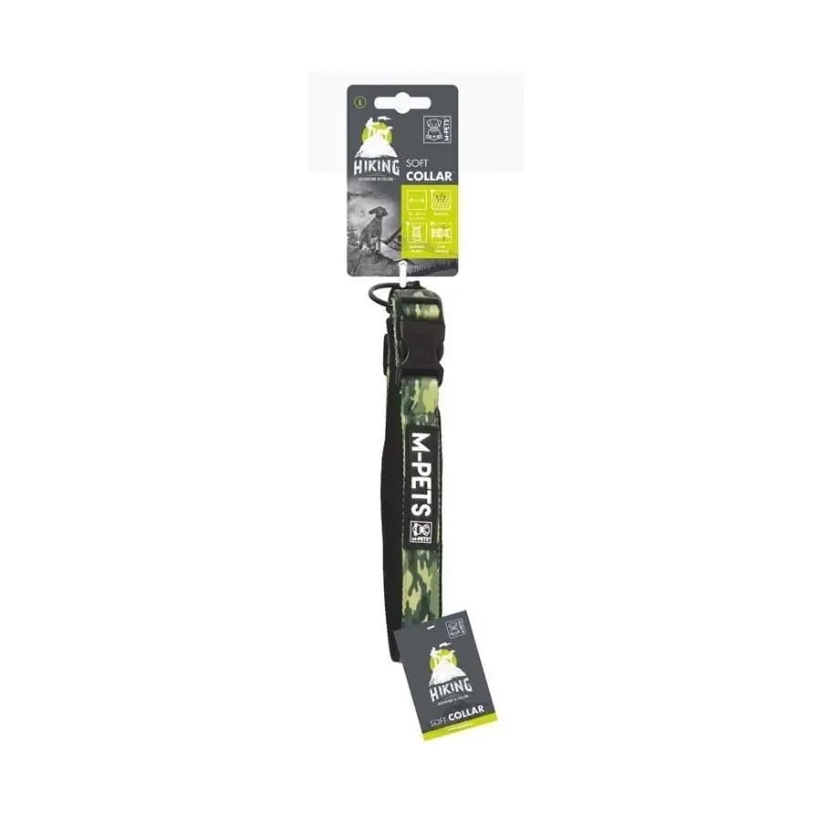 M-Pets Hiking Soft Köpek Boyun Tasması Kamuflaj L